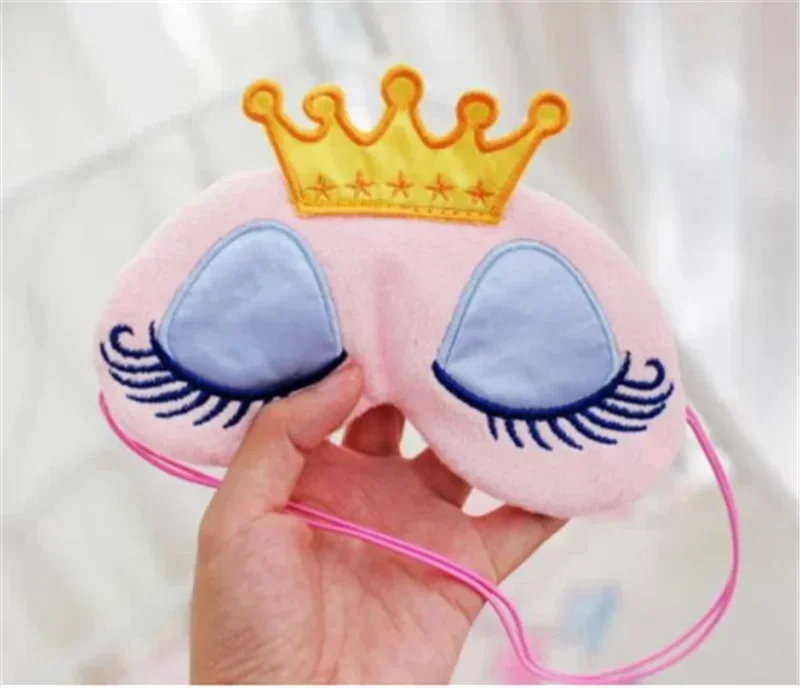 Sleeping Mask Eyepatch Eye Cover Cotton Creative Lovely Cartoon for Travel Relax Sleeping Aid Eyes Patch Shading 1pc sleeping eye mask