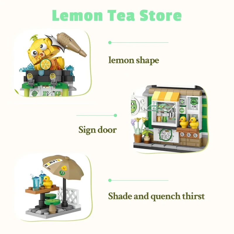 Mini Blocks City Street View Building Blocks Toy Model Building Gifts Children Toys building block toy building block toys building block kits For Girl Children