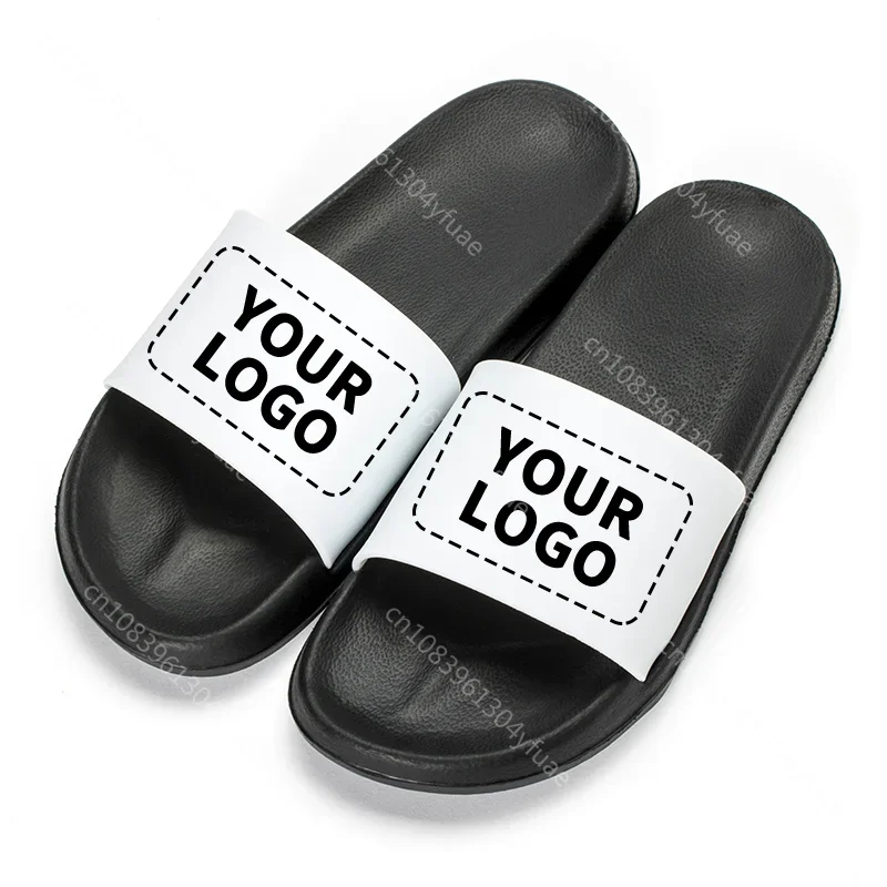 Custom slippers for men women happy flops indoor slippers flip flops men diy logo photo ladies slippers and sandals Home Shoes