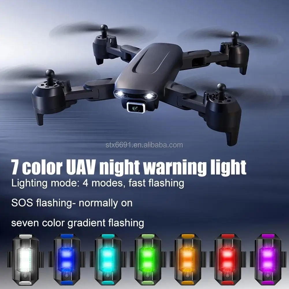 

Motorcycle Lights LED Drone Strobe Light Universal Anti-Collision Bike Aircraft Night Flying Mini Flashing Warning Signal Light