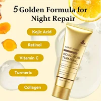 Acide kojique curcuma masque pelable de nuit 100ml collagène hydrolysé éclaircissant peau raffermissant traitement du visage coréen 4