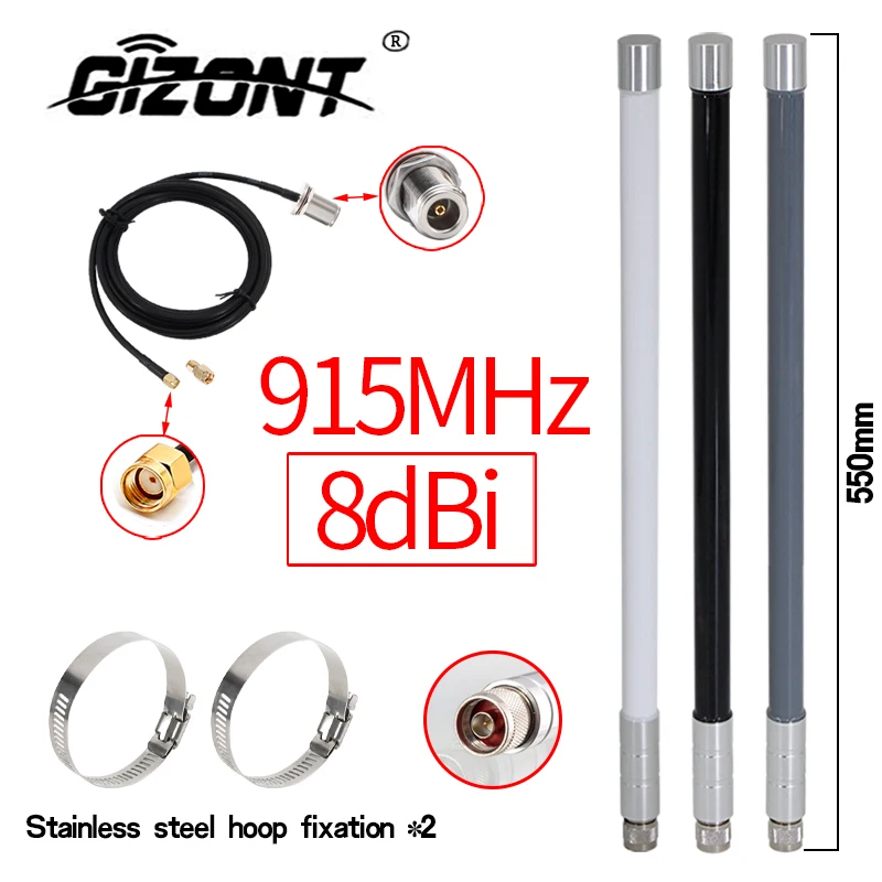 Antenna Esterna In Fibra Di Vetro 915Mhz Antenna Ricevente Esterna A Lunga Distanza Per Hnt Rak Helium Hotspot Miner V2 Bobcat Miner 300