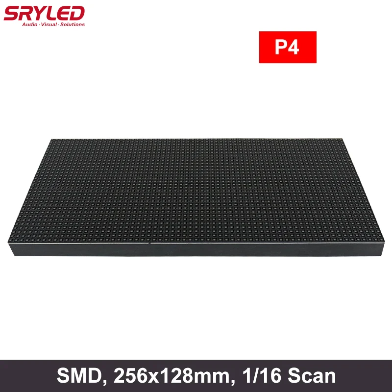 P4 LED ũ , 1/16 ĵ, SMD RGB Ǯ ÷, ǳ LED ÷ г , 256x128mm, 64x32 ȼ, 3in 1
