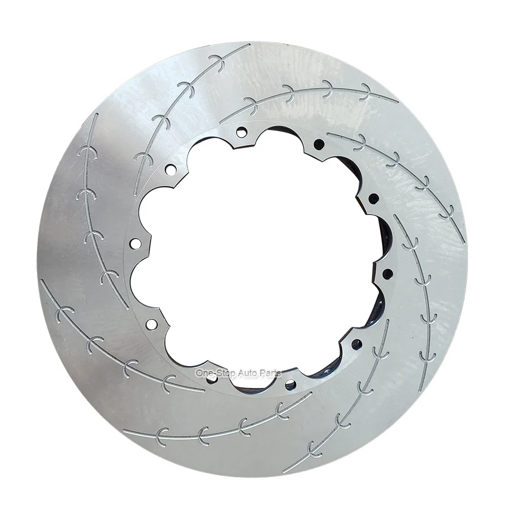 High Carbon Alloy Brake Rotor Ring Sports Car Slotted Safety Front Rear Brake Disc For Nissan GTR R35 380MM 390MM