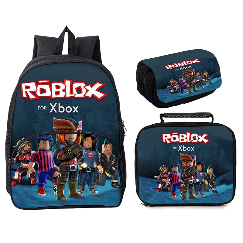 Roblox Jogo Periférico Arco-Íris Amigos Mochila De Ombro Três Peças  Conjunto Esportivo Iluminadora Com Zíper Ombros Ar Livre Bolsa - Escorrega  o Preço