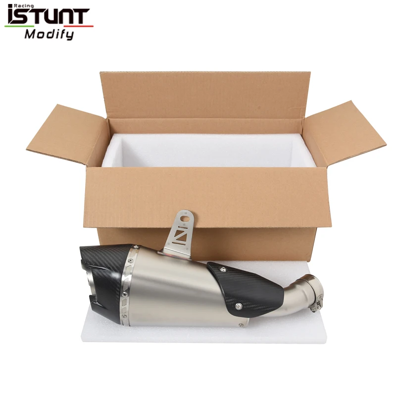 Motorcycle Exhaust Escape Moto modify Mid Link Pipe Muffler Pipe Slip On For Kawasaki Z900 Z900e 2017 2018 2019 Years - Image 6