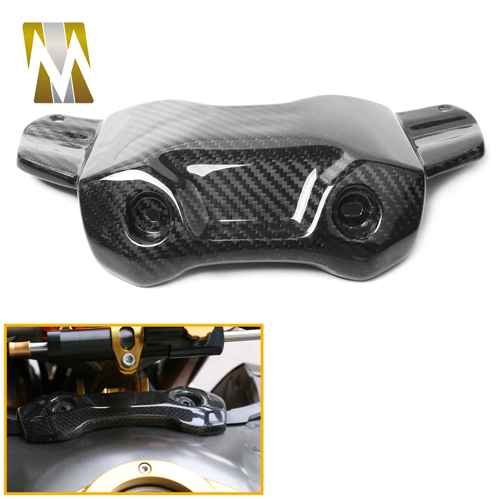 

Передняя Крышка Резервуара из углеродного волокна для Yamaha MT09 FZ09 MT-09 2013-2019 2020 Защитная крышка переднего резервуара мотоцикла