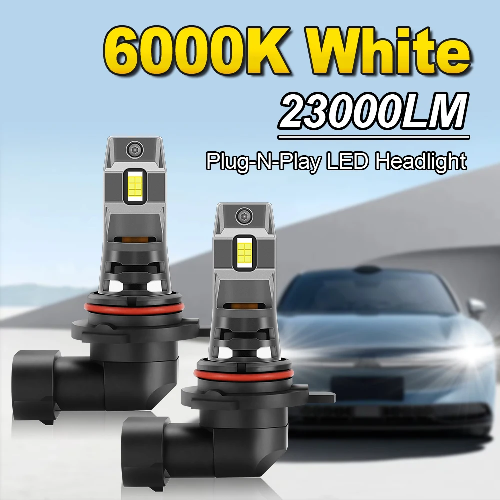 

23000LM 150W H7 9005 9006 LED Light Mini Head Lamp 1:1 Size Wireless H4 H11 H9 H8 HB3 HB4 Car Headlight Bulbs Fanless 6000K 12V