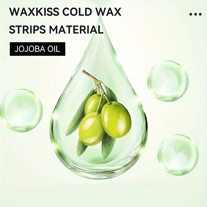 Facial Wax Strips Facial Hair Removal Quick and Painless Hair Removal Kit for All Skin Types 10 Pieces