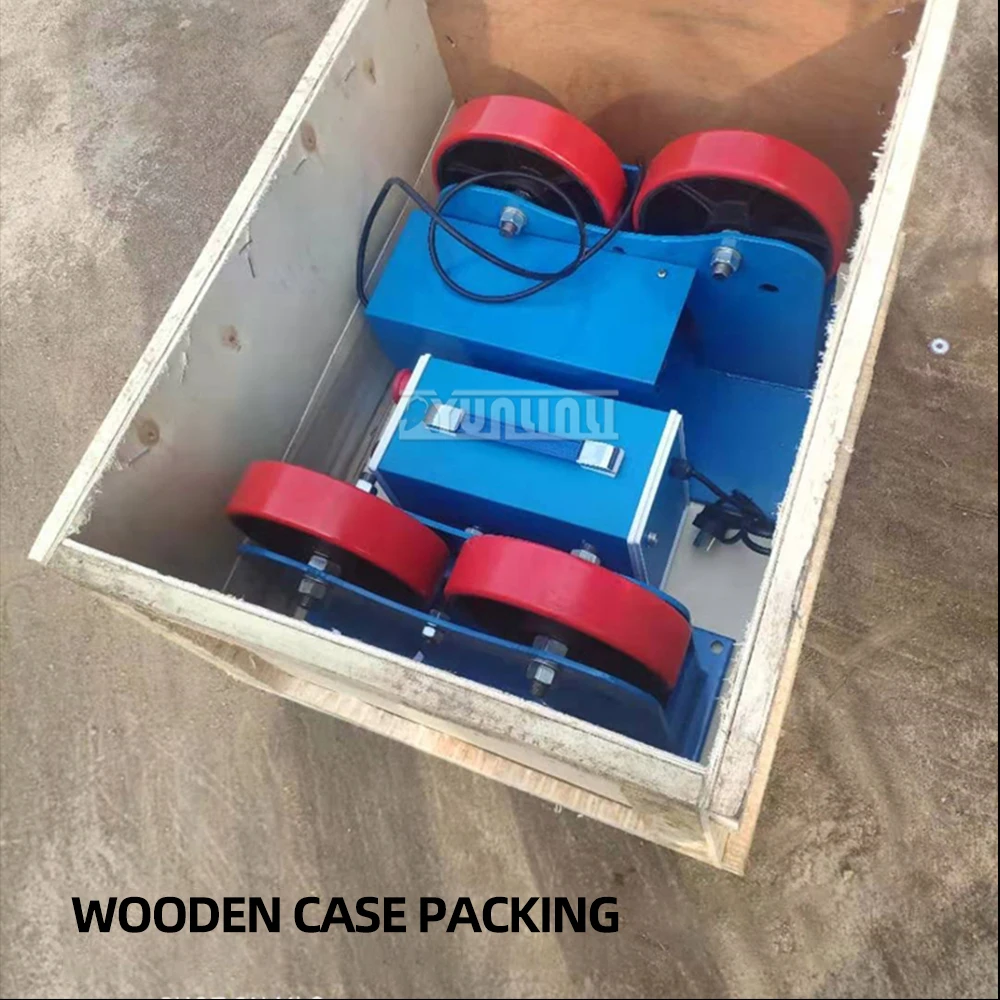 One ton automatic welding roller frame adjustable control displacement machine pipe cylinder pipe cutting welding equipment