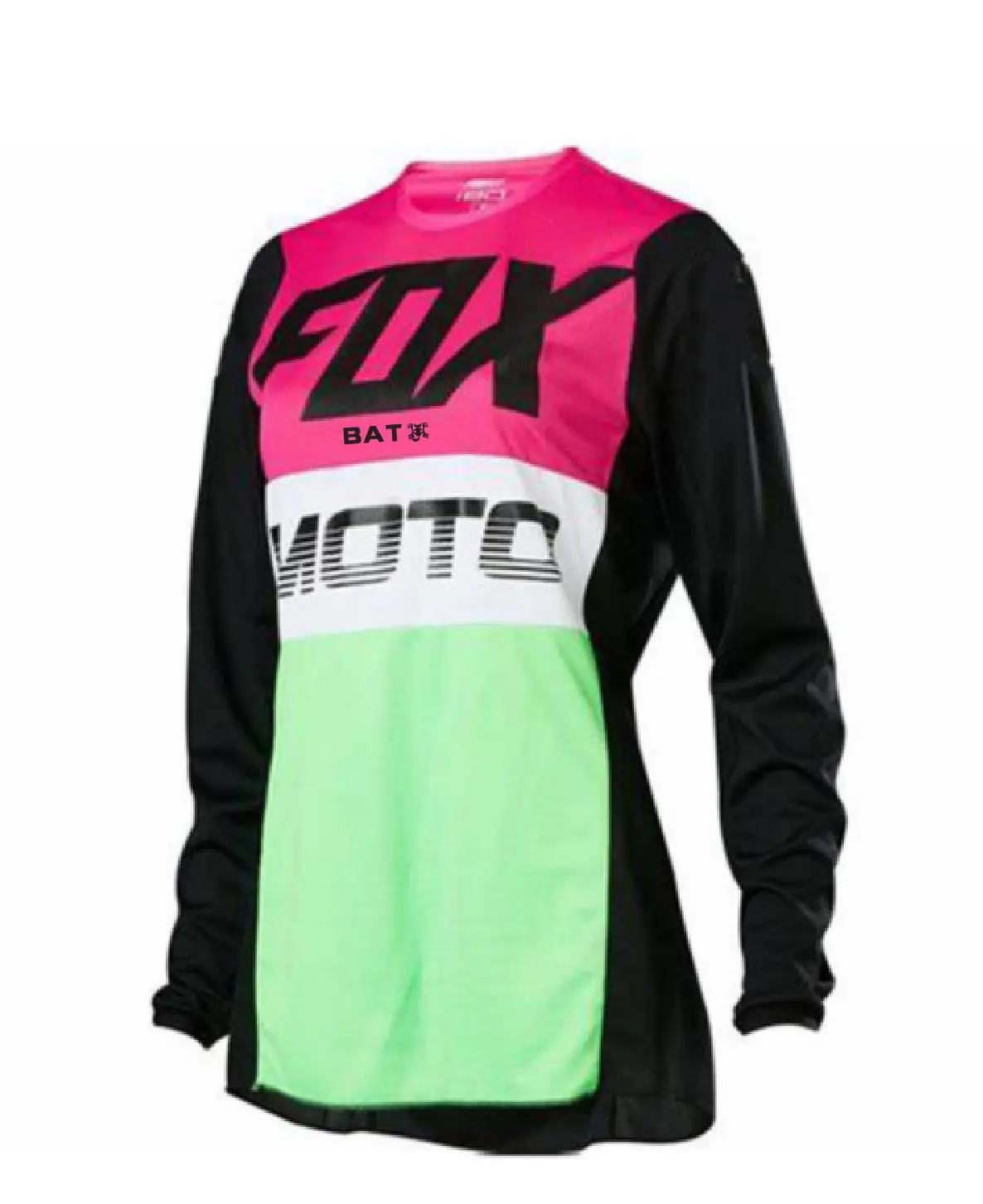 Women's BAT FOX Downhill Jerseys Mountain Bike Shirts Quick-Dry Offroad DH Motocross Cycling Jersey Long Sleeves MTB Clothing images - 6