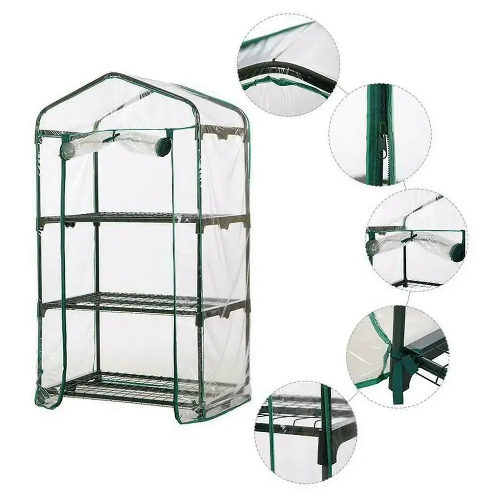 Description Picture 4 of itemGrow Cover Plant House Greenhouse Garden Supplies Plastic Outdoor Plants Mini Transparent Waterproof