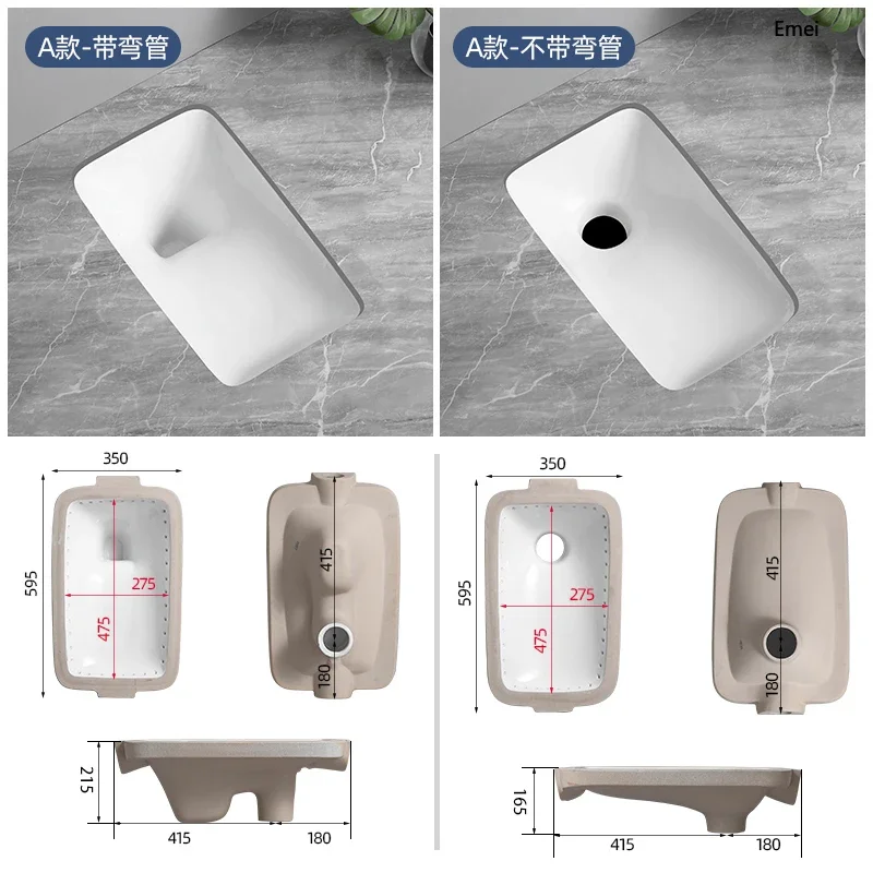 Narrow Edge Ultra-Thin Toilet Toilet Brick-Mounted Large Urinal Basin