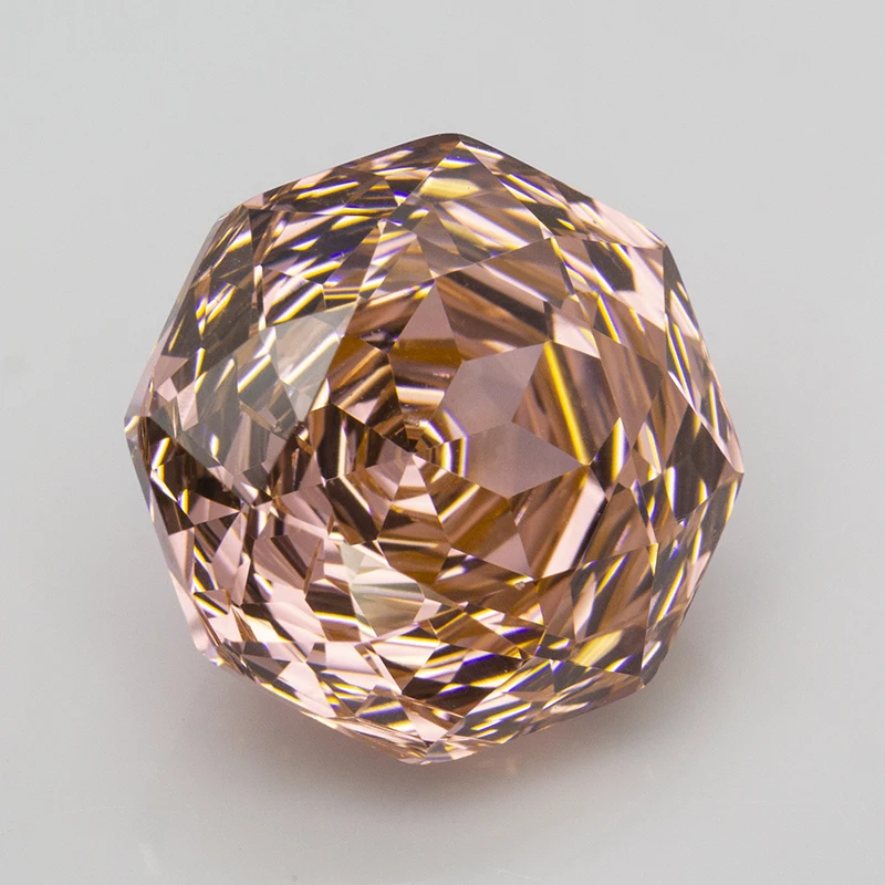 新しい 5A モルガナイト オレンジ ミレニアム オクタゴン ローズ