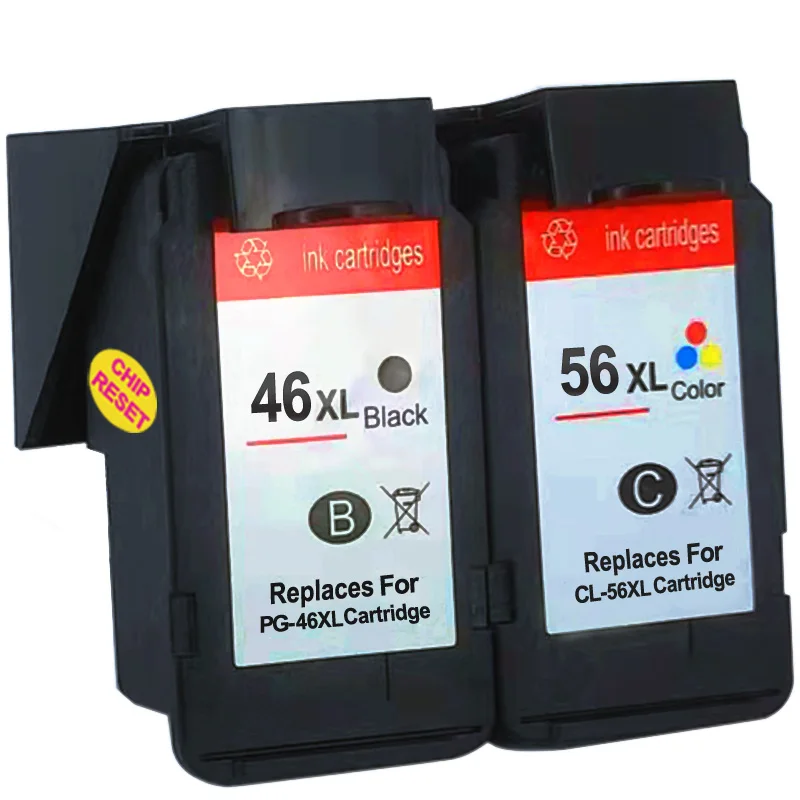 Hicor Cartucho de Tinta Remanufaturado Pg46 Preto Cl56 Cor para E204 E304 E404 Ee464 E484 E474 E414 E3140 E4240 - Imagem 5