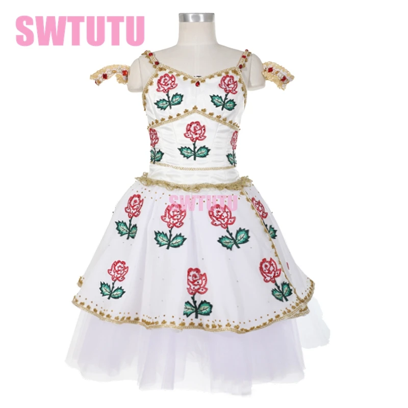 

New Arrival Women The Awakening of Flora Professional Ballet Stage Cosutmes Tutu Dress BT4170