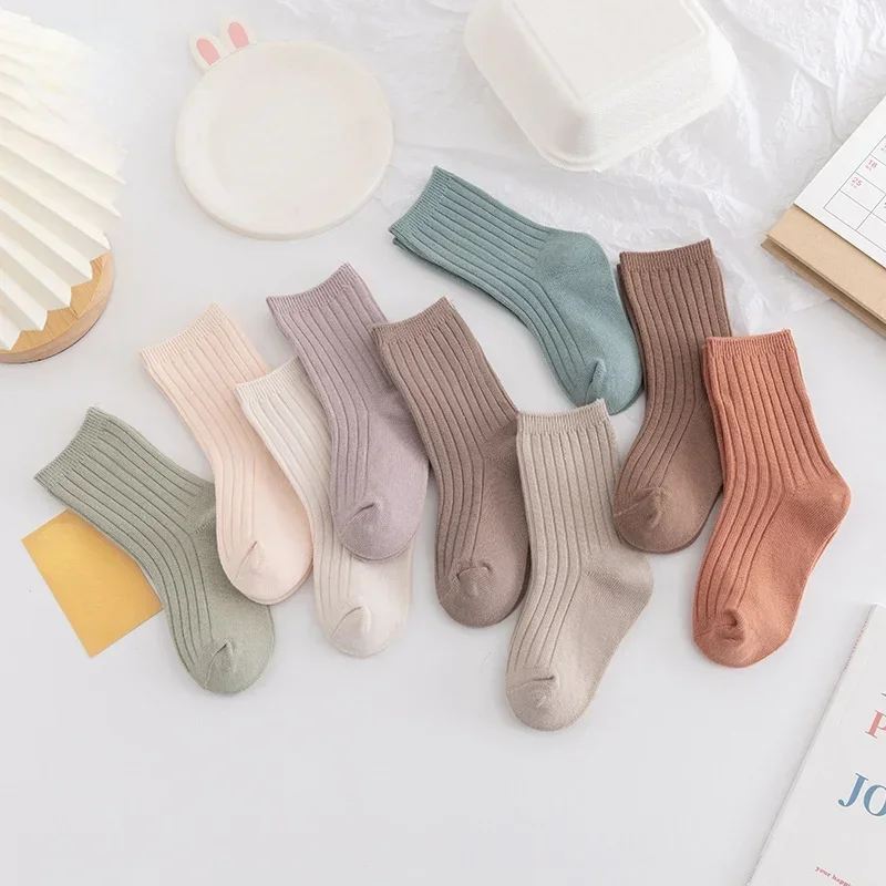 Newborn Baby Girls Socks Comfort Cotton Child Newborn Socks Kids Boy Leg Warmer for Four Season Baby Clothes Accessories 1