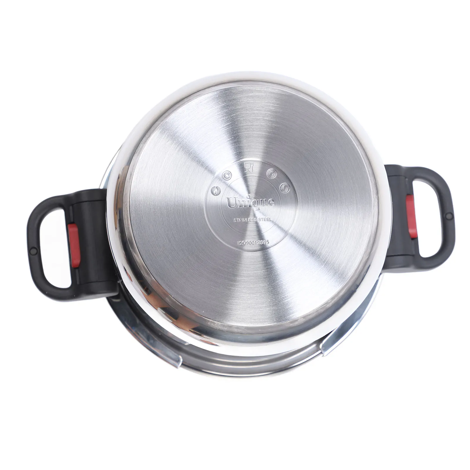 Pressure Cooker Fast Boiling Intelligent Control Pressure Cooker Pot 304 Stainless Steel Foldable Handle 100kpa for Gas Stove
