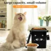 Pet Food Storage Bin Iron Cat Treat Container with Lid 6L Large Capacity Airtight Dog Storage Bucket Pet Supplies Accessories 3