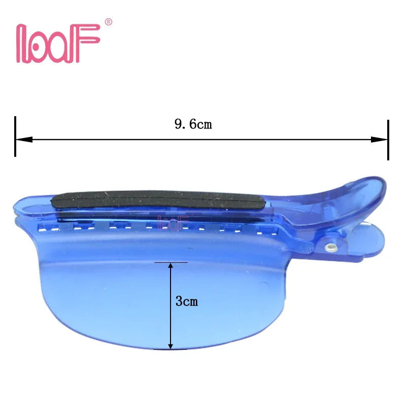 LOOF 2pcs/bag NEW 2 IN 1 hair salon heat protector shield + Sectioning clips for Hairdressers Salon speed Hair Crocodile clip