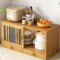 Kitchen Table Storage System Provincial Space Bowl Dish Rack Household Simple Seasoning Storage Cabinet Multifunctional 1