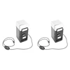 2X USB Mini Fridge Cold Drop Shpping Freezer USB Mini Fridge Small Portable Soda Mini Refrigerator For Car Black 1