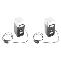 2X USB Mini Fridge Cold Drop Shpping Freezer USB Mini Fridge Small Portable Soda Mini Refrigerator For Car Black 1
