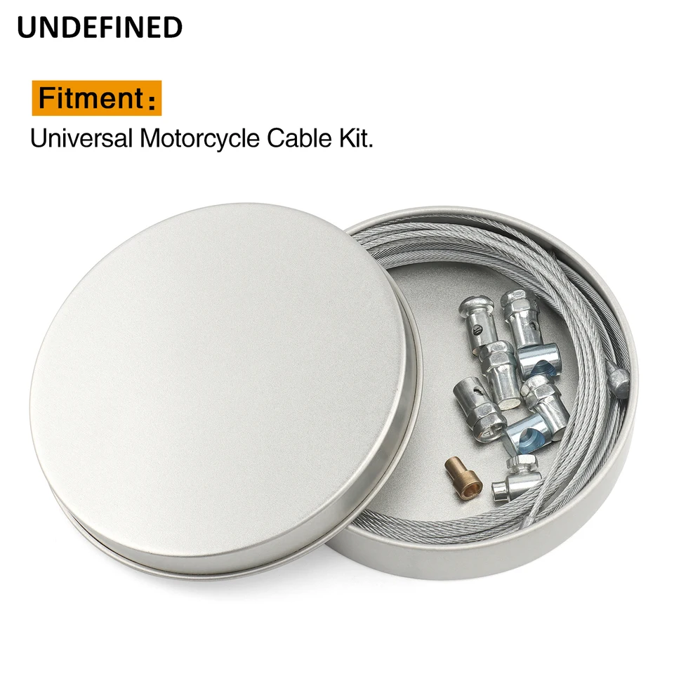 Universal Motorcycle Clutch & Throttle Cable Repair Kit With Nipples – Brand New!