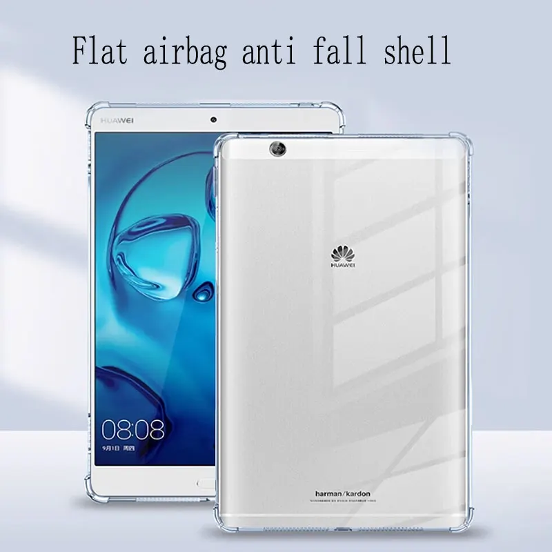 Transparent Soft TPU Tablet Case with Airbag Protection
