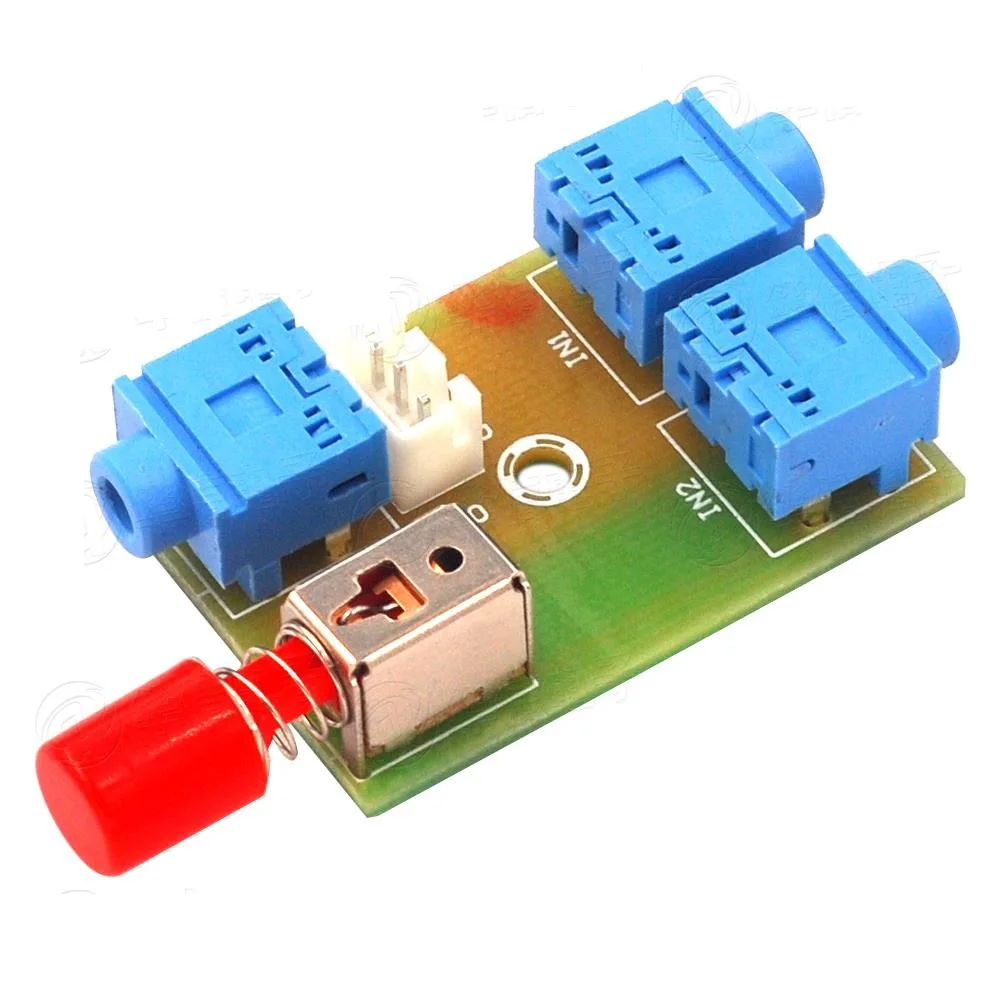 1PCS Audio Switching Module 3.5mm Jack 2 into 1 Out Audio Switching