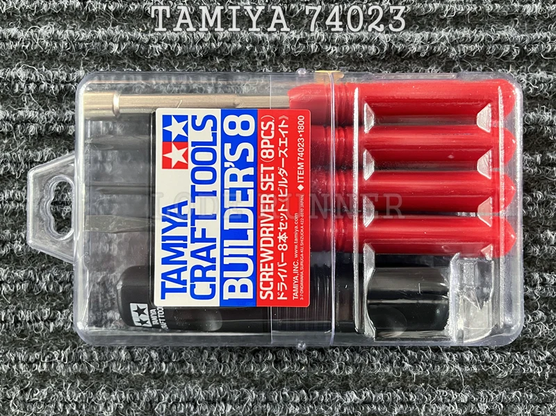Tamiya Tools-Ensemble d'outils d'assemblage de tournevis avec étui de  rangement, outils de construction de modèles, bricolage, 74023, 8 pièces  par lot