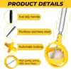 Golf ball grabber, water-based golf ball grabber with telescopic spring release preparation head golf ball grabber tool, 4