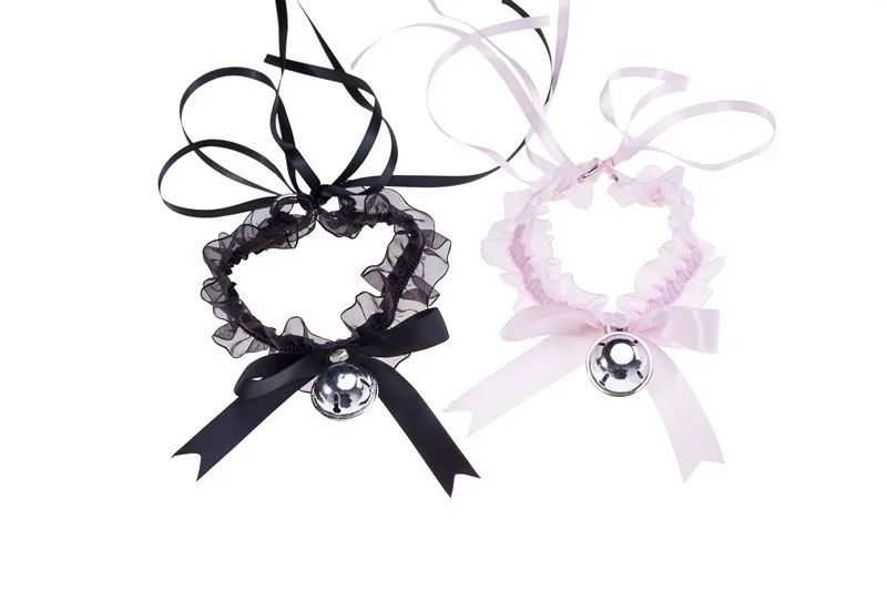 Lolita Velvet Choker Necklace with Bells Hip Hop Jewelry Chain