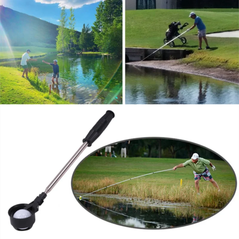 Telescopic Stainless Steel Golf 8 Ection Antenna Mast Ball Picker Golf