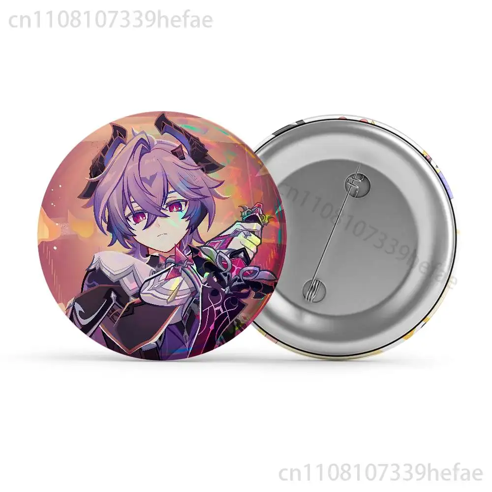 Genshin Impact Collectible Durin Badge - Round Cosplay Pin & Souvenir Gift