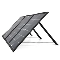 100W panneau solaire pliable DC + USB charge rapide 18V cellule solaire sac pliant batterie externe en plein air pour téléphone portable Camping randonnée 5
