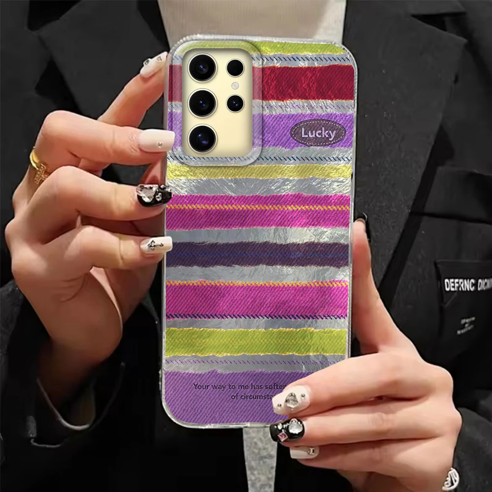 Glossy Stripes Wave Edges Vortex Phone Case