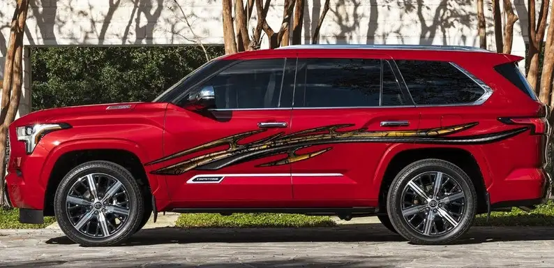 

Автомобильная виниловая наклейка, полноцветная виниловая наклейка на автомобиль с изображением меча