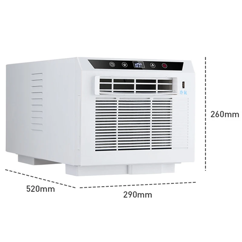HHR-20 Mini Portable Mobile Cooling Air Conditioner USB Fast Charging Free Installation Remote Control Timing For Home Office Ou 5