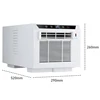 HHR-20 Mini Portable Mobile Cooling Air Conditioner USB Fast Charging Free Installation Remote Control Timing For Home Office Ou 5
