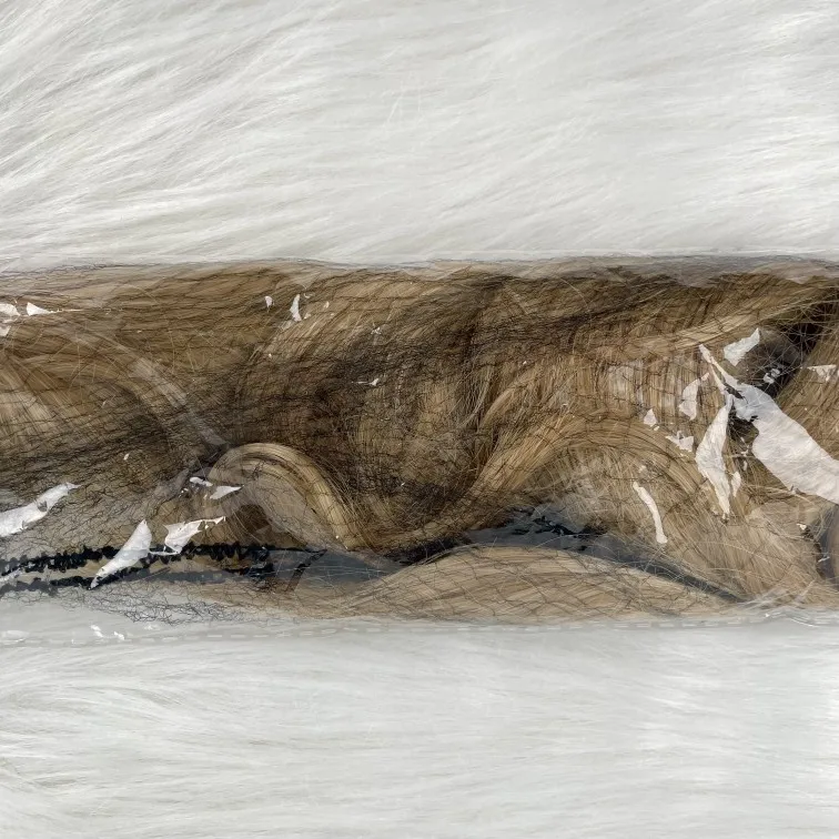 32-tums syntetisk hästsvansförlängning Svanshästsvans Flexibel omlott hästsvans Syntetisk hästsvans falsk svans för kvinna photo review