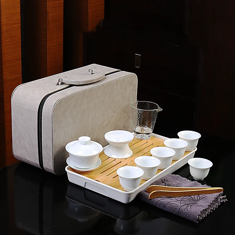 Portable Gongfu Tea Set Ceremony Infuser Chinese Travel Mug Original