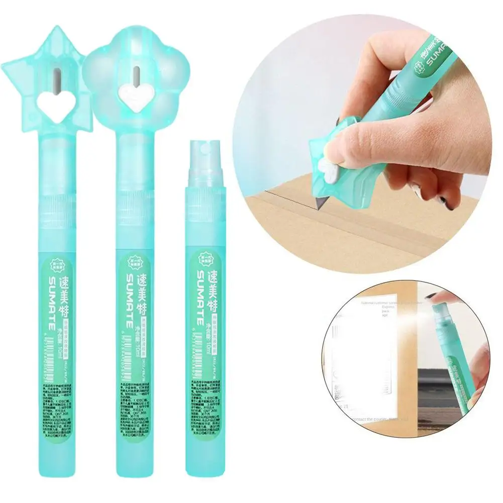  봉인 해제용 통합 열감지 종이 수정액 스프레이, 개인 정보 보호 액체 용기