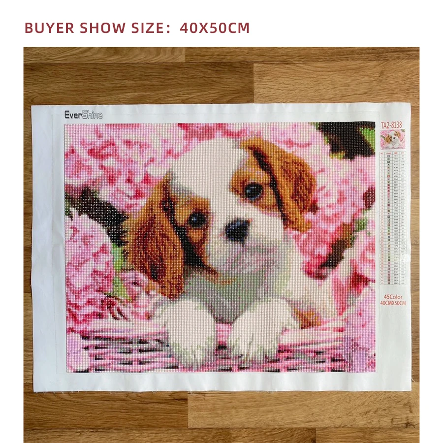 5D Diamond Painting 30X40CM Faisan Chien Modèle Strass Complet Broderie Diamant Kit Modele Point De Croix Mosaïque Enfants Frameless,ZHXXFD