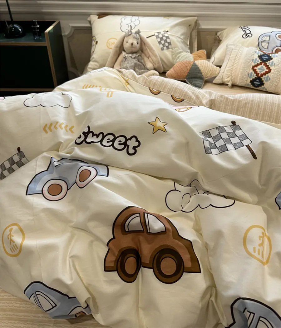 

Fashion cool cartoon car bedding set kid child teen boy,twin full queen cotton home textile bed sheet pillow case quilt cover