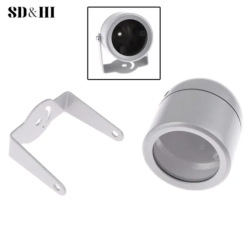 

1pc 6*5.2cm Silver CCTV Camera Housing IP66 CCTV Camera IR waterproof camera Metal Housing Cover Goose Egg Shell