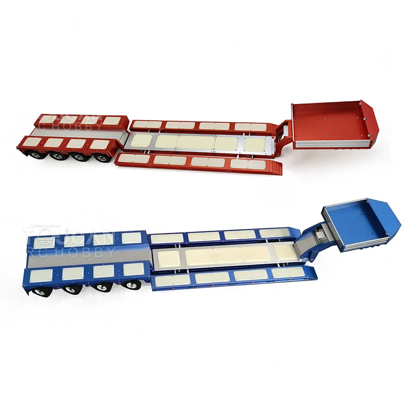 

Metal 1/14 Detachable Metal Flatbed Degree RC Trailer Dg 999 For Tamiyaya Tractor Truck Diy Model Boy Gifts Th19818-Smt8