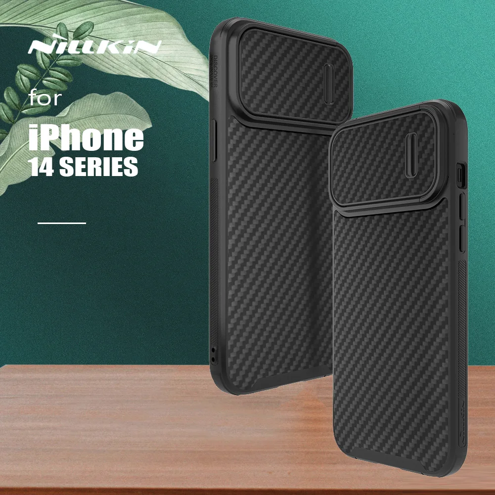

Чехол Nillkin для iPhone 14 Pro Max, чехол для камеры из углеродного синтетического волокна, чехол для камеры для iPhone 14 Pro 14 Plus, крышка для объектива