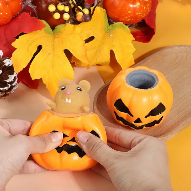 

Decompression Toys Funny Creative Tpr Bouncy Toys Halloween Decoration Venting Ball Spoof Reduce Pressure 7x5.5cm