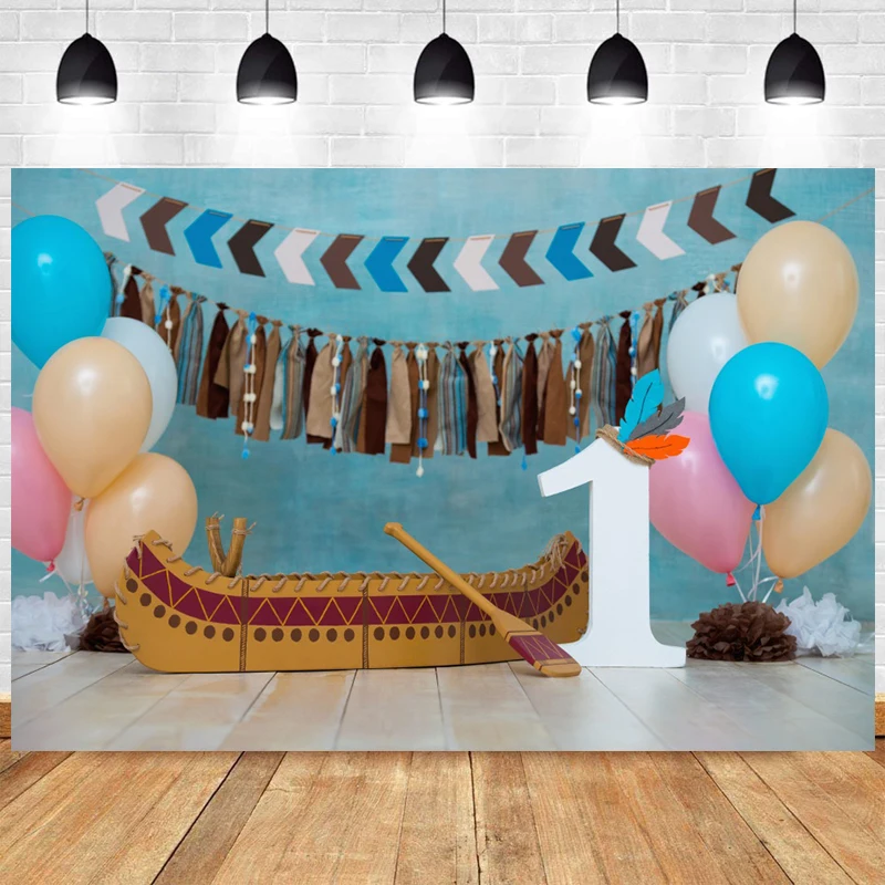 

Photozone for 1 Year Old Boy Birthday Party Decorations 1st Birthday Backdrop Baby Shower Banner Newborn Background Photogarphy